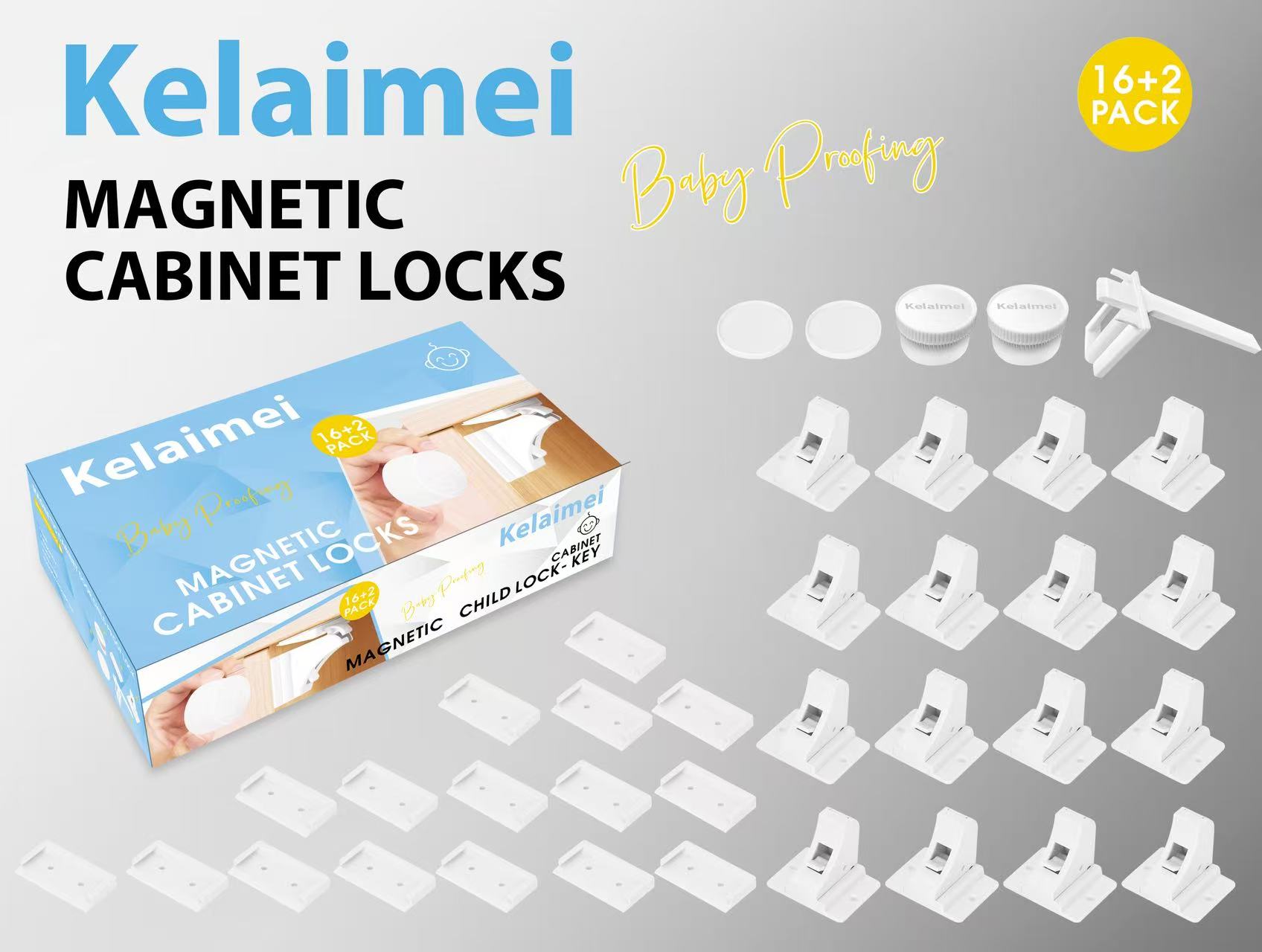 magnetic carbinet locks 16+2